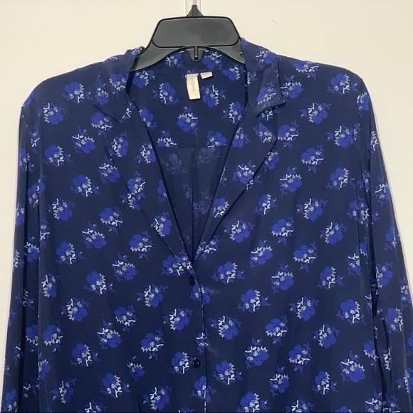 Treasure &Bond Tie Front Long Sleeve Shirt - Picture 5 of 13